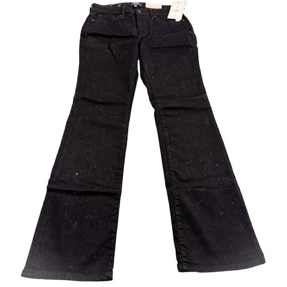 NYDJ Barbara Bootcut Denim Jeans Black NWT Size 6 - Picture 2 of 7